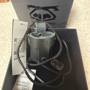 Nasty Pig Black Anvil Leather inhale Holster NWT